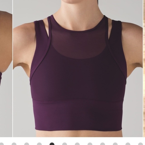 lululemon athletica Other - Lululemon Double Tap Bra II
Darkest Magenta 6